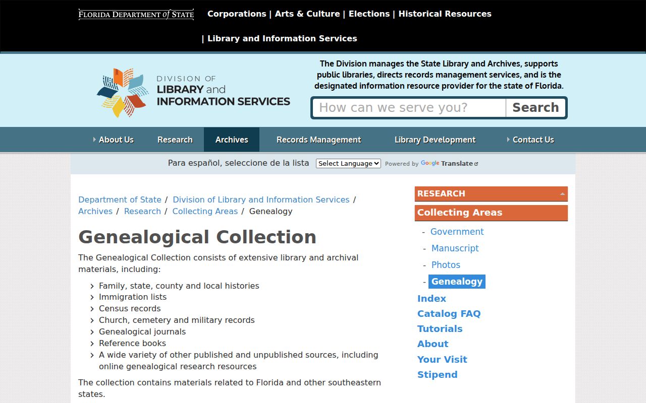 Key West city directory State Archives genealogy collections